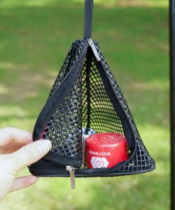 Triangle Drying Net Foldable Organizer Mesh Hanging Bag Camping Outdoor Kitchen Storage Basket Dry Food Vegetable Storage