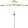 Buy Umbrella 10 ft Dining Table Outdoor Market Umbrella 3 Tier - Blue online shopping cheap