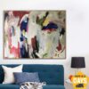 Buy Unstretched Extra Large Original Abstract Colorful Vivid Paintings On Canvas Modern Textured Oil Painting | REVELATIONS 65.35"x78.74" online shopping cheap
