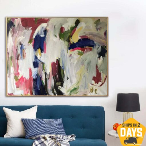Buy Unstretched Extra Large Original Abstract Colorful Vivid Paintings On Canvas Modern Textured Oil Painting | REVELATIONS 65.35"x78.74" online shopping cheap