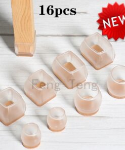 Upgraded 16pcs chair legs Floor protectors Non-Slip Silicone feet Pads Protector patas silla For furniture Table Legs Sock Cover