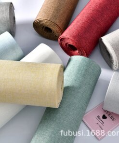 Waterproof and non-slip linen wallcovering self-adhesive soft bag
