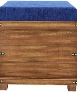 Weathered Storage Ottoman, Whitewash, Natural Folding step stool Folding stool Poop stool Telescopic stool Wiggle stool Storage