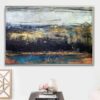 Buy White Abstract Painting Black Painting Contemporary Art Abstract Acrylic Painting On Canvas | FANTASY OF NATURE online shopping cheap