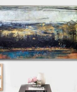White Abstract Painting Black Painting Contemporary Art Abstract Acrylic Painting On Canvas | FANTASY OF NATURE