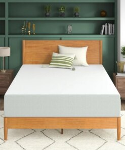 White Matress for Bed Base 12 Inch Green Tea Memory Foam Mattress / CertiPUR-US Certified / Bed-in-a-Box / Pressure Relieving