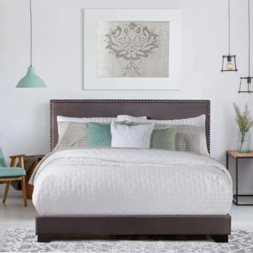 Buy Willow Nailhead Trim Upholstered Queen Bed