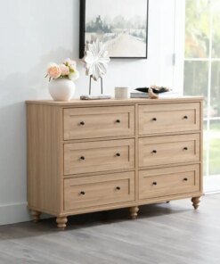 Buy Wood 6 Drawer Dresser