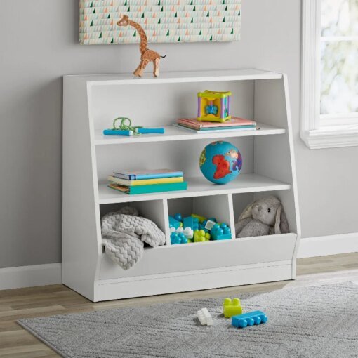 Buy Your Zone Kids Bin Storage and Two Shelf Bookcase
