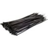 300mm x 4.8mm Black Cable Tie - 100 Pack buy online shopping cheap sale