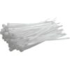 300mm x 4.8mm White Cable Tie - 100 Pack buy online shopping cheap sale