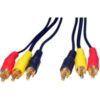 5m 3x Phono Plugs to 3x Phono Plugs buy online shopping cheap sale