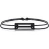 1.7g Polished & Brushed Black Ceramic Cord Bracelet buy online shopping cheap sale