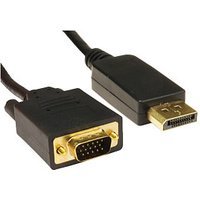 2m Displayport to VGA Cable DP Male to VGA Male