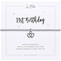 21st Birthday Sentiments Friendship Bracelet