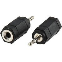 2.5mm Stereo Plug to 3.5mm Stereo Socket Adapter