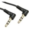 30cm 3.5mm Stereo Cable Two R-A Connectors Black buy online shopping cheap sale