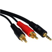 3.5mm Jack Plug to Phono Cable 3m Premium