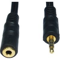 3.5mm Male Jack Plug to Female Socket Cable 1.5m