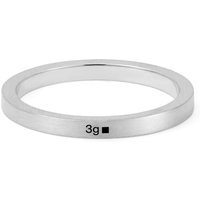 3g Brushed Sterling Silver Ribbon Ring