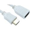 3m Male to Female HDMI Cable HDMI Extension Lead White buy online shopping cheap sale