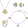 4pc Daisy Bracelet Set buy online shopping cheap sale