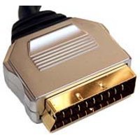 5m Round Cable Scart to Scart Lead