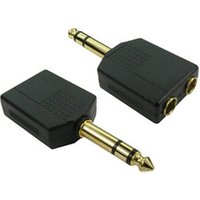 6.35mm 1/4 Inch Jack Splitter 6.35mm Male to 2x 6.35mm Female
