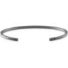 7g Brushed Black Sterling Silver Ribbon Bracelet buy online shopping cheap sale