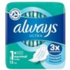 Always Ultra Day (Size 1) Sanitary Pads With Wings (13) buy online shopping cheap sale