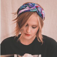 Amber Paisley Head Scarf – Pink