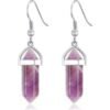 Amethyst Gemstone Drop Earrings buy online shopping cheap sale