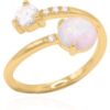 Anastasia Opal & Crystal Ring | 18K Gold Plated buy online shopping cheap sale