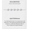April Birthstone Bracelet Created with Diamond Zircondia® Crystals buy online shopping cheap sale
