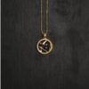 Asta Zodiac Star Sign Necklace - Blue Sandstone | 18K Gold Plated buy online shopping cheap sale