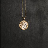 Asta Zodiac Star Sign Necklace – Mother of Pearl | 18K Gold Plated