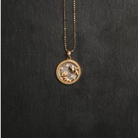 Asta Zodiac Star Sign Necklace – Mother of Pearl | 18K Gold Plated