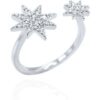 Astrid Double Star Ring | 925 Sterling Silver buy online shopping cheap sale