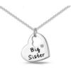Big Sister Heart Necklace Created with Zircondia® Crystals buy online shopping cheap sale