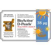 BioActive D Pearls 38mcg 1,520IU (240)