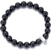 Black Onyx Gemstone Charm Stretch Bracelet buy online shopping cheap sale