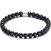 Black Onyx Gemstone Stretch Bracelet buy online shopping cheap sale