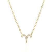 Blair Zodiac Symbol Necklace  | 18K Gold Plated
