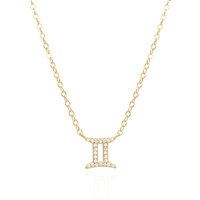 Blair Zodiac Symbol Necklace  | 18K Gold Plated