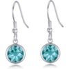 Blue Crystal Drop Earrings Created with Zircondia® Crystals buy online shopping cheap sale