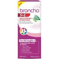 Broncho 5 in 1 Multi Symptom Action Syrup 200ml