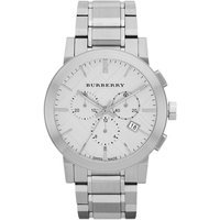 Burberry BU9350 Large Check Stainless Steel Bracelet Men’s Watch