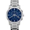 Burberry BU9363 Blue Dial Large Check Stainless Steel Men's Watch buy online shopping cheap sale