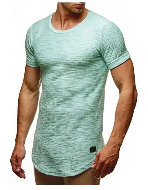 Buy 1058 Summer short-sleeved t-shirt men's suit 2019 new casual sports tide brand men's clothing set with handsome summer dress online shopping cheap