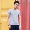 Buy 11248-T-shirt comfortable soft texture Classic Cotton Korean online shopping cheap